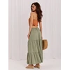 Italy Moda Spódnica-MO-SD-25013.27-khaki