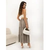 Italy Moda Spódnica-MO-SD-25013.48-ciemny bezowy