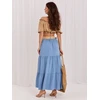Italy Moda Spódnica-MO-SD-25013.48-mėlyna