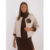 Italy Moda Striukė moterims-DHJ-KR-A8357.50-smėlio spalva