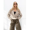 Italy Moda Striukė-MI-KR-2325.13-smėlio spalva