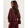 Italy Moda Moteriška striukė MI-KR-3546.65 bordo spalvos