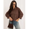 Italy Moda Striukė-MI-KR-3546.65-ruda