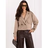 Italy Moda Striukė-MI-KR-4182.30-smėlio spalva