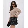 Italy Moda Striukė-MI-KR-4376.31-smėlio spalva