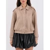 Italy Moda Striukė-MI-KR-4376.31-smėlio spalva