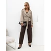 Italy Moda Striukė-MI-KR-4380.67-smėlio spalva
