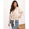 Italy Moda Striukė-MI-KR-4380.80-jasny smėlio spalva