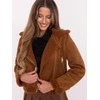 Italy Moda Striukė moterims-MI-KR-21848.71-jasny ruda