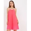 Italy Moda Suknelė-DHJ-SK-0010.35-fluo rožinė