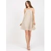 Italy Moda Suknelė-DHJ-SK-0010.35-šviesiai smėlio spalvos