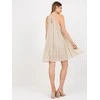 Italy Moda Suknelė-DHJ-SK-0010.35-šviesiai smėlio spalvos