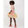 Italy Moda Suknelė-DHJ-SK-0997-1.33X-balta-rožinė