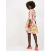 Italy Moda Suknelė-DHJ-SK-0997-1.33X-balta-rožinė