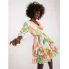 Italy Moda Suknelė-DHJ-SK-0997-1.33X-balta-rožinė