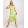 Italy Moda Suknelė-DHJ-SK-11331-2,32-šviesiai žalia