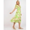 Italy Moda Suknelė-DHJ-SK-11331-2,32-šviesiai žalia