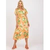 Italy Moda Suknelė-DHJ-SK-11331-2,32-oranžinė