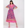 Italy Moda Suknelė-DHJ-SK-11331-3,61-tamsiai rožinė