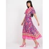 Italy Moda Suknelė-DHJ-SK-11331-3,61-tamsiai rožinė