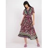 Italy Moda Suknelė-DHJ-SK-11331-3,61-juoda-rožinė