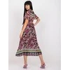 Italy Moda Suknelė-DHJ-SK-11331-3,61-juoda-rožinė