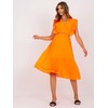 Italy Moda Suknelė-DHJ-SK-1155.85-fluo oranžinė