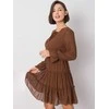 Italy Moda Suknelė-DHJ-SK-12310.61P-ruda