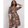 Italy Moda Suknelė-DHJ-SK-12336B.74P-ruda