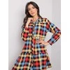 Italy Moda Suknelė-DHJ-SK-12808.64P-juoda-raudona
