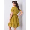 Italy Moda Suknelė-DHJ-SK-13078.31P-alyvuogių