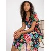 Italy Moda Suknelė-DHJ-SK-13162.92-juoda-raudona