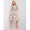 Italy Moda Suknelė-DHJ-SK-13198.27-balta-žalia