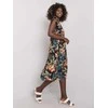 Italy Moda Suknelė-DHJ-SK-13198.27-juoda-žalia