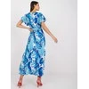 Italy Moda Suknelė-DHJ-SK-13203-1.03X-balta-mėlyna