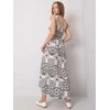 Italy Moda Suknelė-DHJ-SK-13572.09P-balta ir juoda