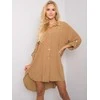 Italy Moda Suknelė-DHJ-SK-13938.02P-tamsiai smėlio spalvos
