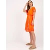 Italy Moda Suknelė-DHJ-SK-1508.12-fluo oranžinė