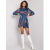 Italy Moda Suknelė-DHJ-SK-15265.90-tamsiai mėlyna