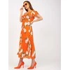 Italy Moda Suknelė-DHJ-SK-15722.67P-oranžinė