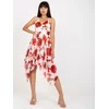 Italy Moda Suknelė-DHJ-SK-15952-1,24X-balta-raudona