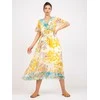 Italy Moda Suknelė-DHJ-SK-15967-1.01P-balta-geltona