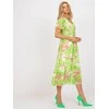 Italy Moda Suknelė-DHJ-SK-15967.54P-šviesiai žalia
