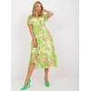 Italy Moda Suknelė-DHJ-SK-15967.54P-šviesiai žalia