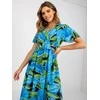 Italy Moda Suknelė-DHJ-SK-15967.54P-juoda-mėlyna