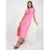 Italy Moda Suknelė-DHJ-SK-17302.39X-rožinė