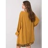 Italy Moda Suknelė-DHJ-SK-21451.50-tamsiai geltona