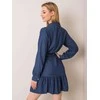 Italy Moda Suknelė-DHJ-SK-3679.52P-tamsiai mėlyna