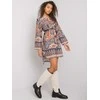 Italy Moda Suknelė-DHJ-SK-5766-1.32X-tamsiai mėlyna