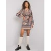 Italy Moda Suknelė-DHJ-SK-5766-1.32X-tamsiai mėlyna